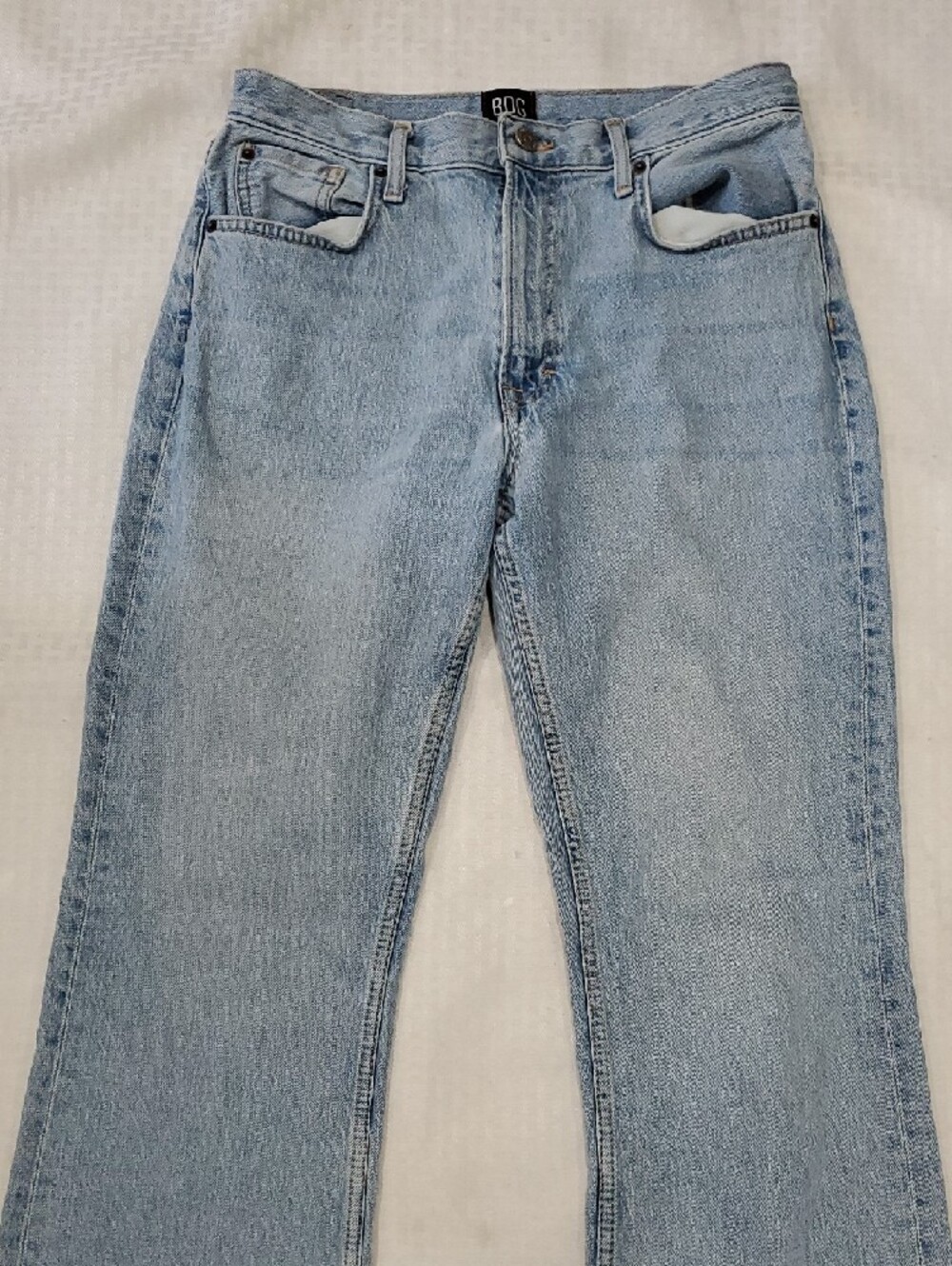 BDG Light Blue Flare Boot cut Jeans - High-Rise Wide Leg - Picture 3 of 14